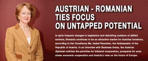 Austrian - Romanian ties focus on untapped potential 1 Austrian - Romanian ties focus on untapped potential 1